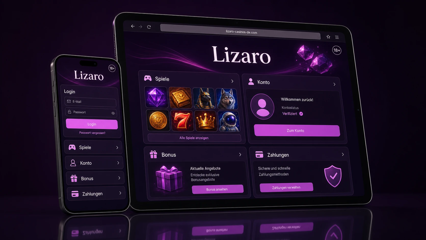 Lizaro Casino App im Überblick